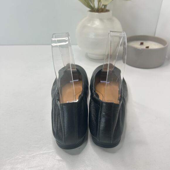 Vionic Alexa Crn Npa Leather Ballet Flats Slip On Shoes Black Women's 5 NWOB - Picture 2 of 9